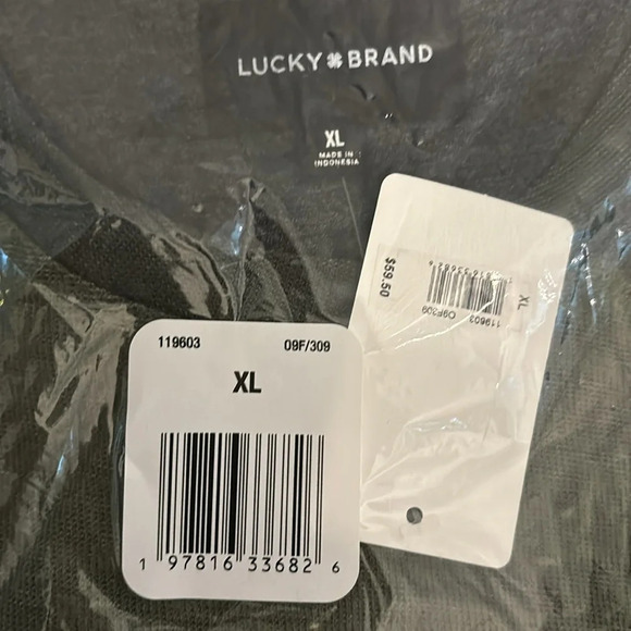 NWT Lucky Brand Double Knit Raglan - Picture 4 of 7